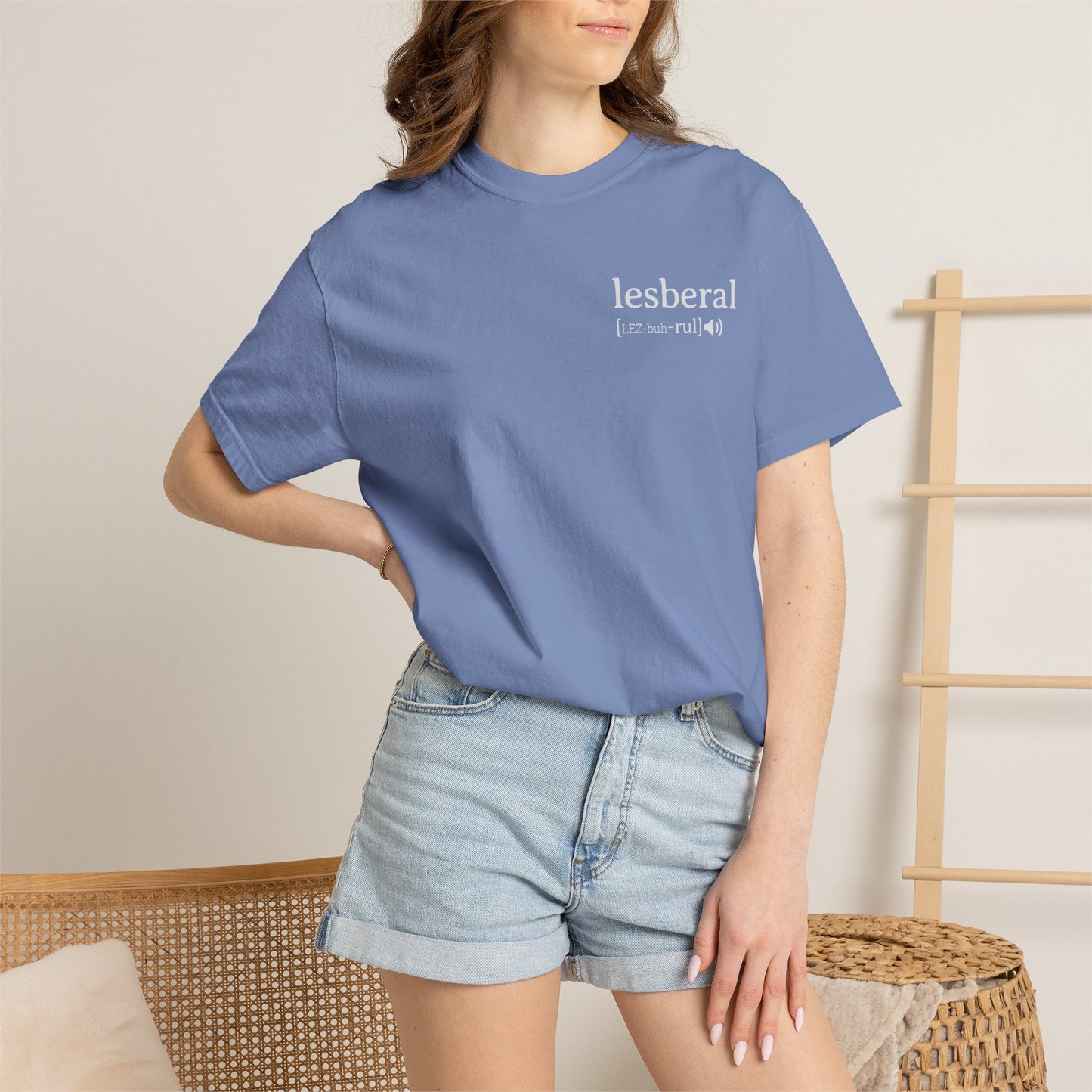 Lesberal Definition | Funny Lesbian Pride Tee Designed by Queer Energy