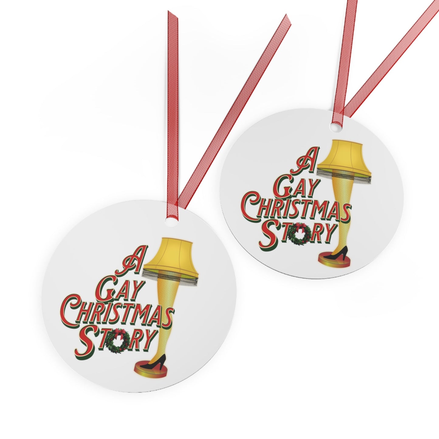 A Gay Christmas Story | Holiday Ornament - Queer Energy