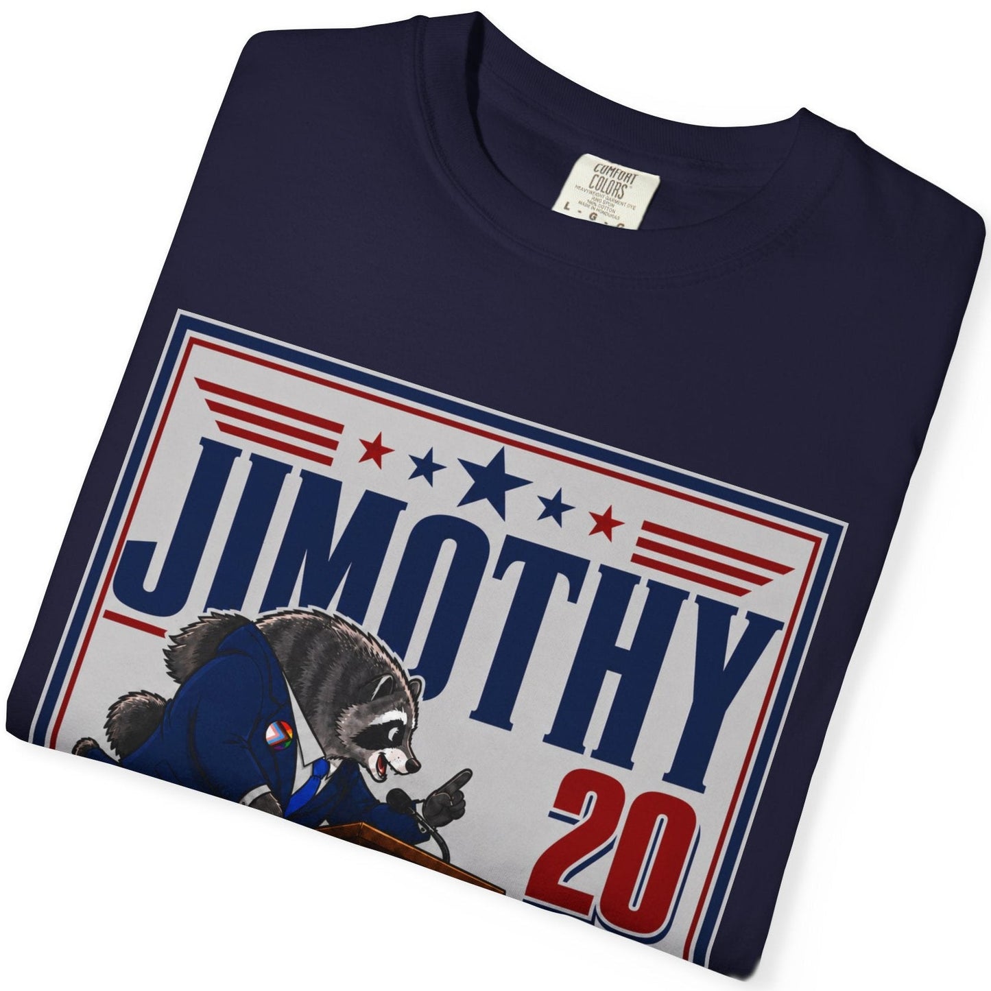 Jimothy 2028 | More Backbone Than Most Politicians Tee Designed by Queer Energy - Queer Energy