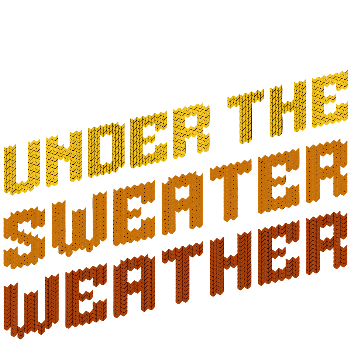 UNDER THE SWEATER WEATHER | Funny Lesbian Fall Hoodie - Queer Energy