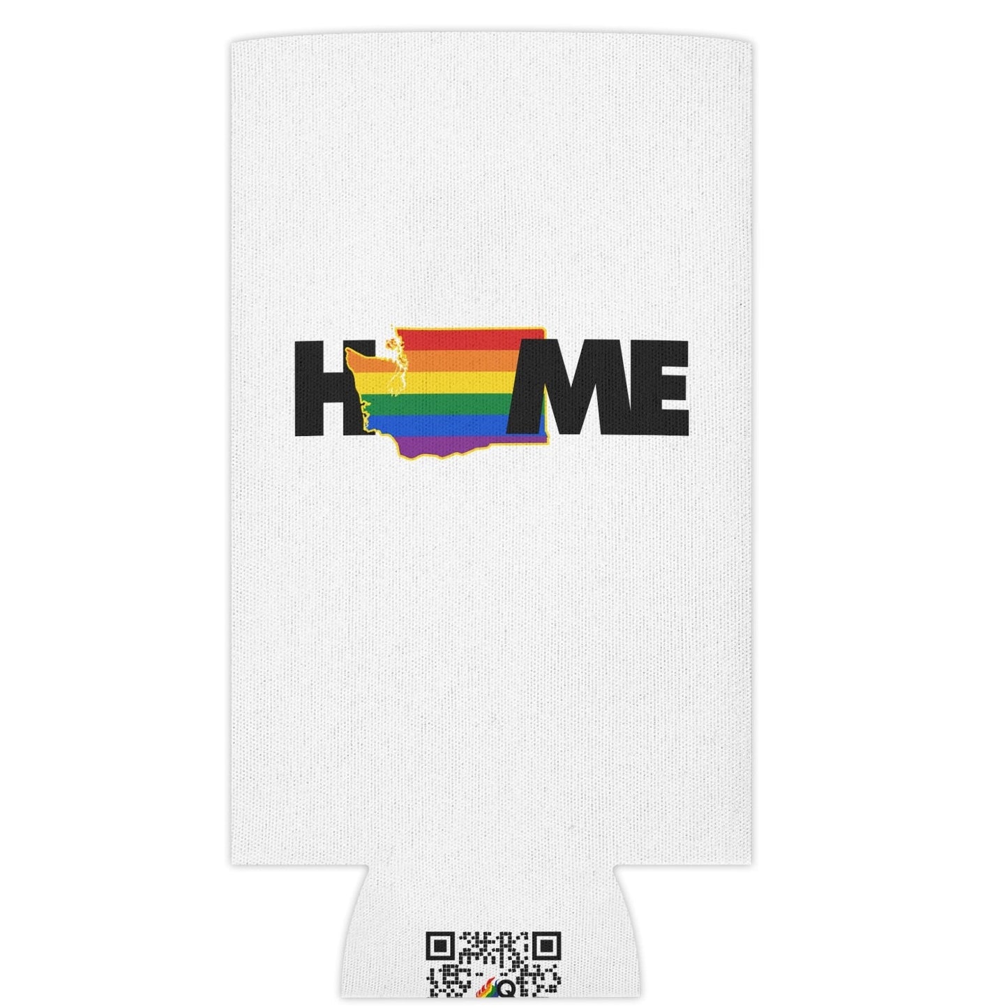 Washington Home LGBTQ+ Pride Koozie | Designed by Queer Energy - Queer Energy