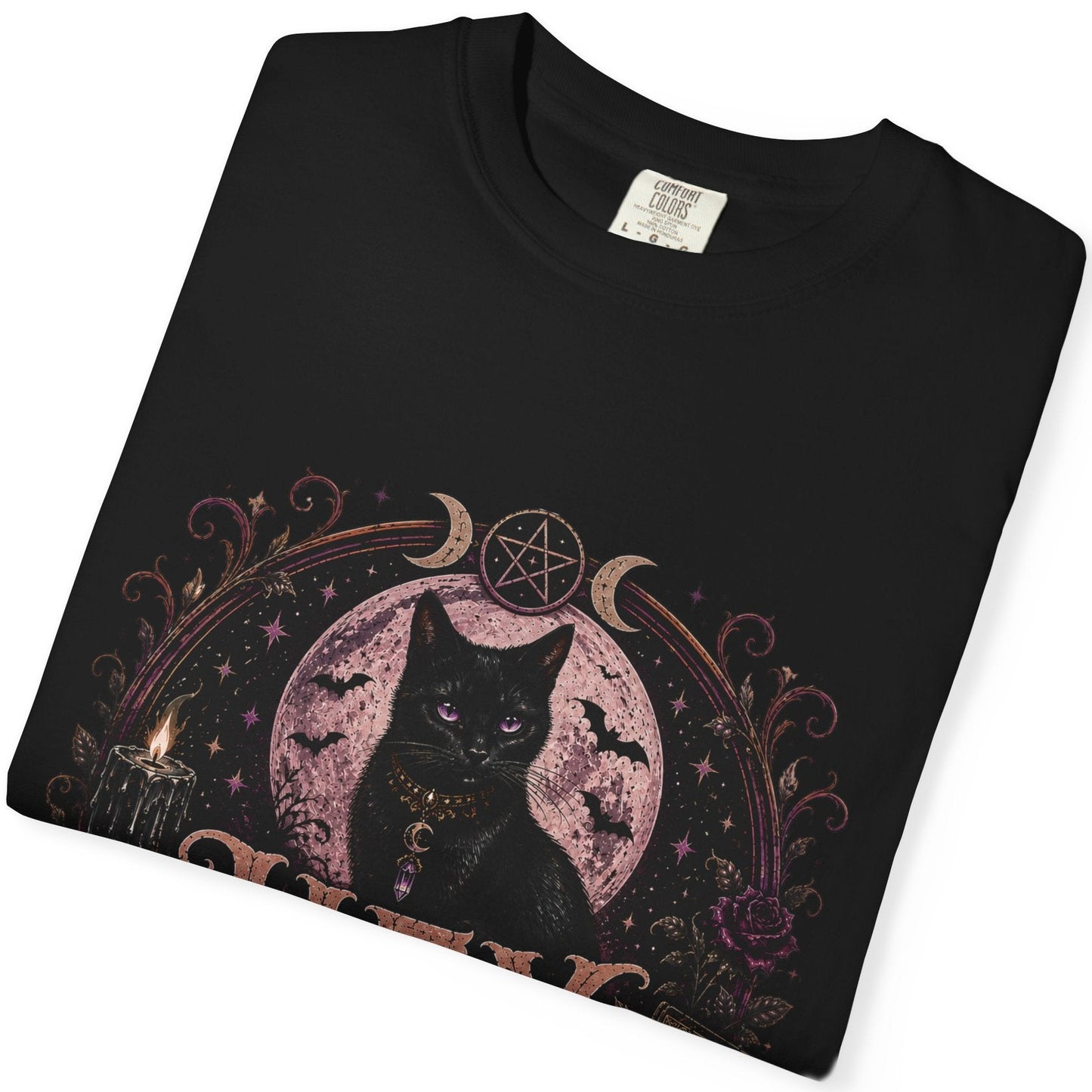HEX APPEAL | Witch Lesbian is going to make me PURR - Halloween Tee Designed by Queer Energy