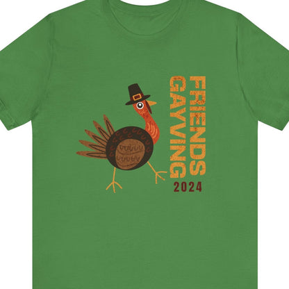 Friendsgiving Friendsgaving Green T-shirt Turkey