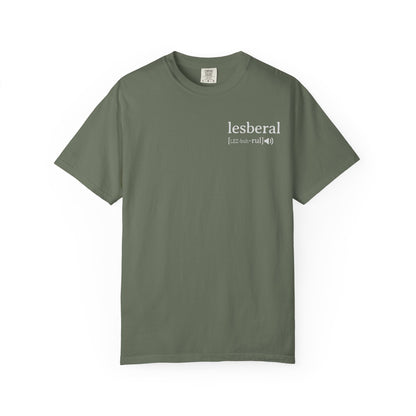 Lesberal Definition | Funny Lesbian Pride Tee Designed by Queer Energy