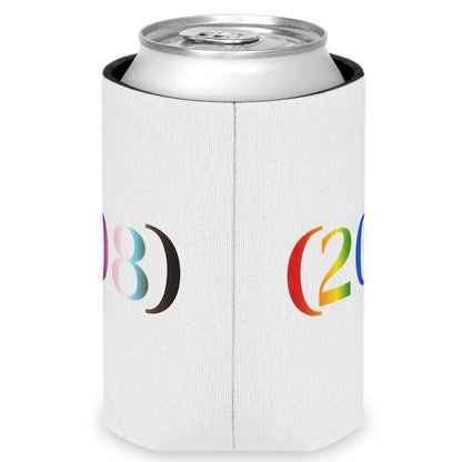 (208) - LGBTQ Pride Koozie | Designed by Queer Energy - Queer Energy