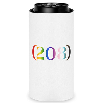 (208) - LGBTQ Pride Koozie | Designed by Queer Energy - Queer Energy