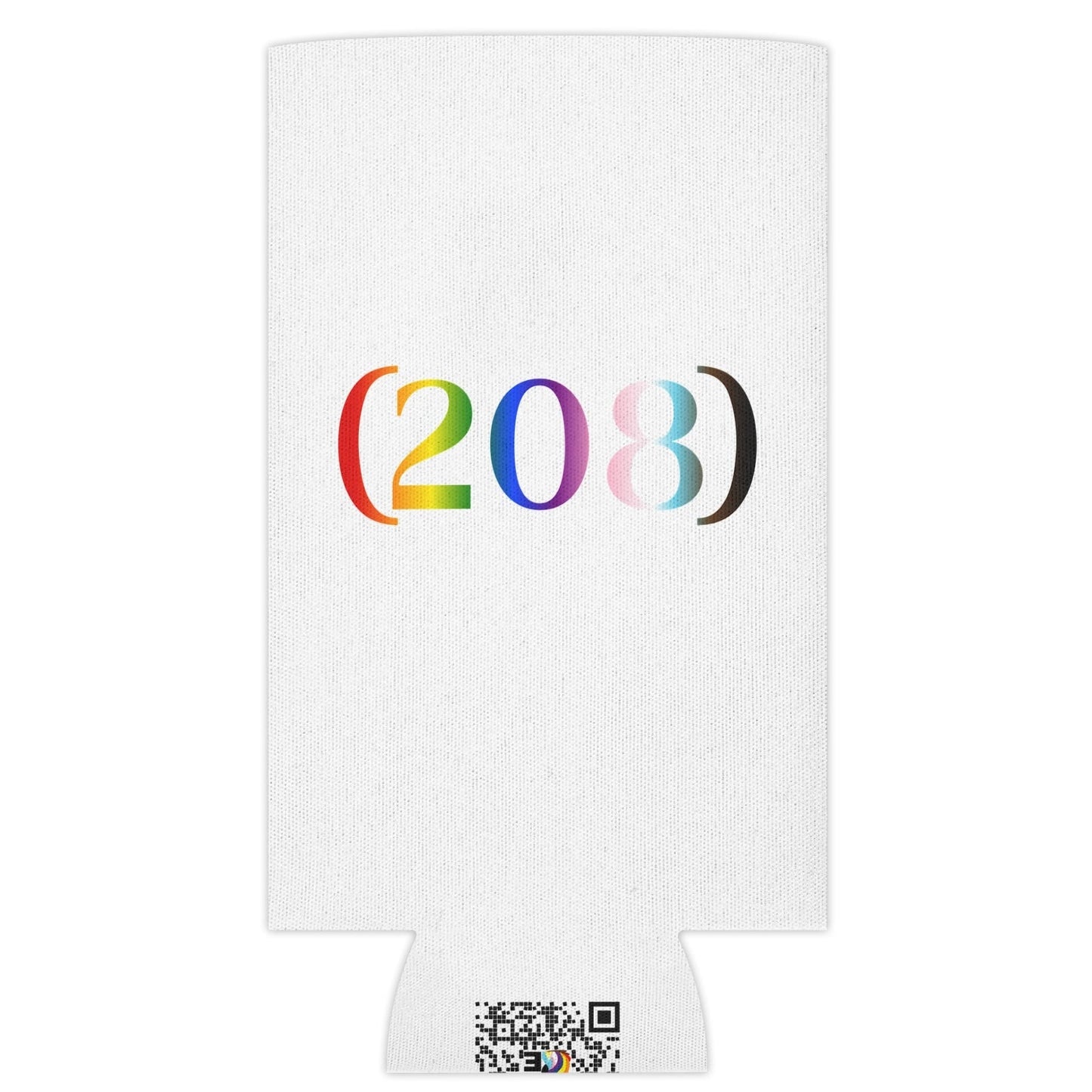 (208) - LGBTQ Pride Koozie | Designed by Queer Energy - Queer Energy