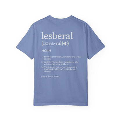 Lesberal Definition | Funny Lesbian Pride Tee Designed by Queer Energy