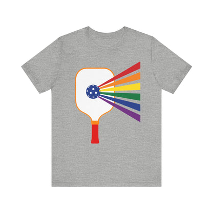 Pickleball paddle rainbow