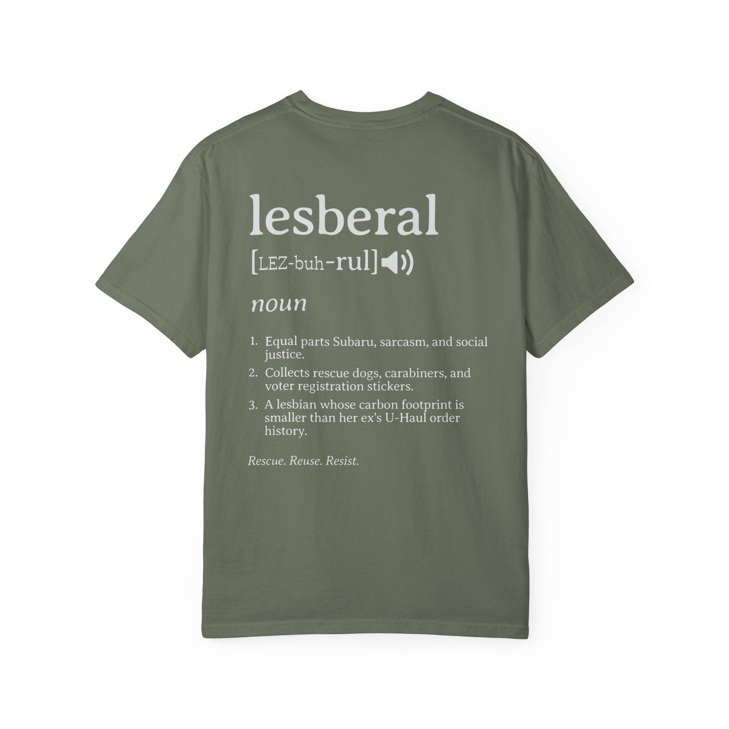 Lesberal Definition | Funny Lesbian Pride Tee Designed by Queer Energy