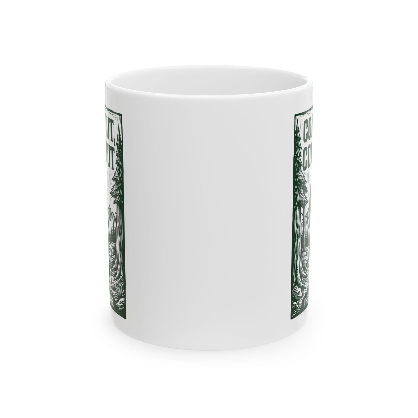 Come Out, Come Out Wherever You Are | Ceramic Mug (11 oz) Designed by Queer Energy