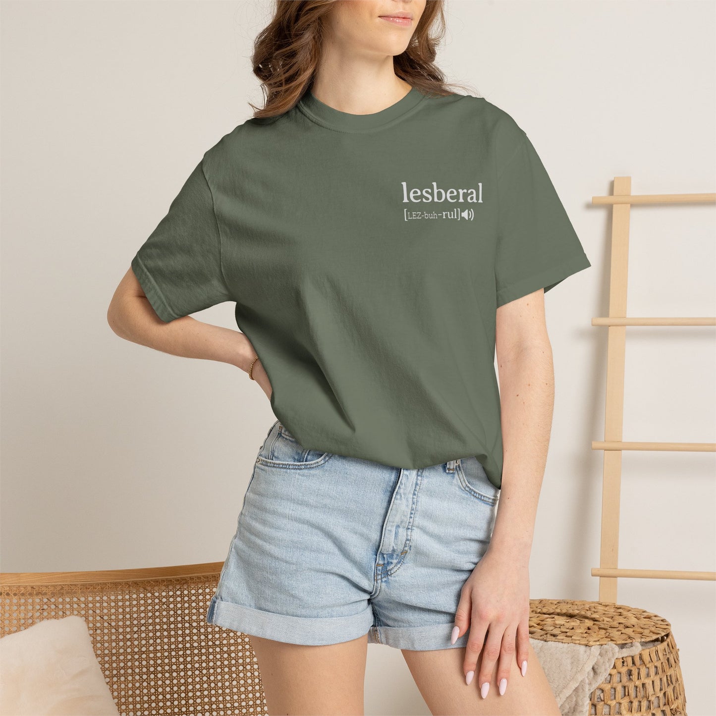 Lesberal Definition | Funny Lesbian Pride Tee Designed by Queer Energy