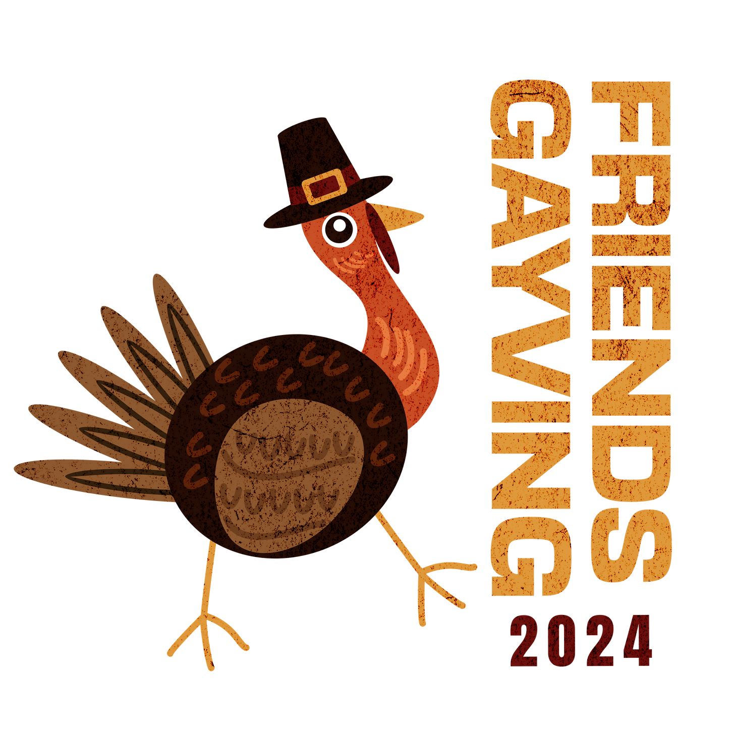 Friendsgiving Friendsgaving Turkey Design