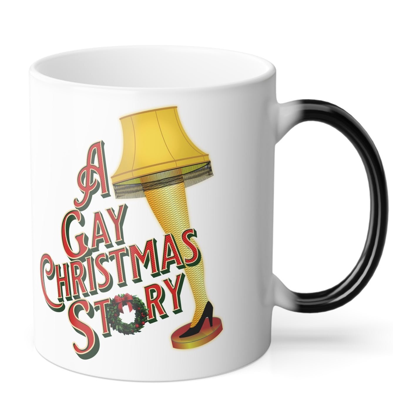 A Gay Christmas Story | Color - Changing Mug - heat reveal - Holiday Coffee Mug (11oz) - Queer Energy