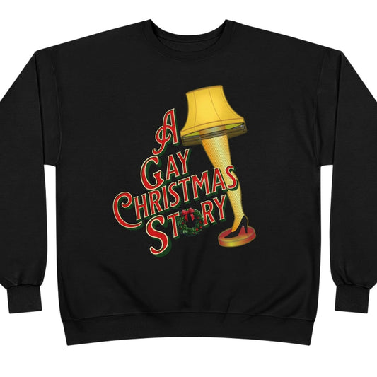 A Gay Christmas Story | Gay Holiday Sweatshirt - Queer Energy