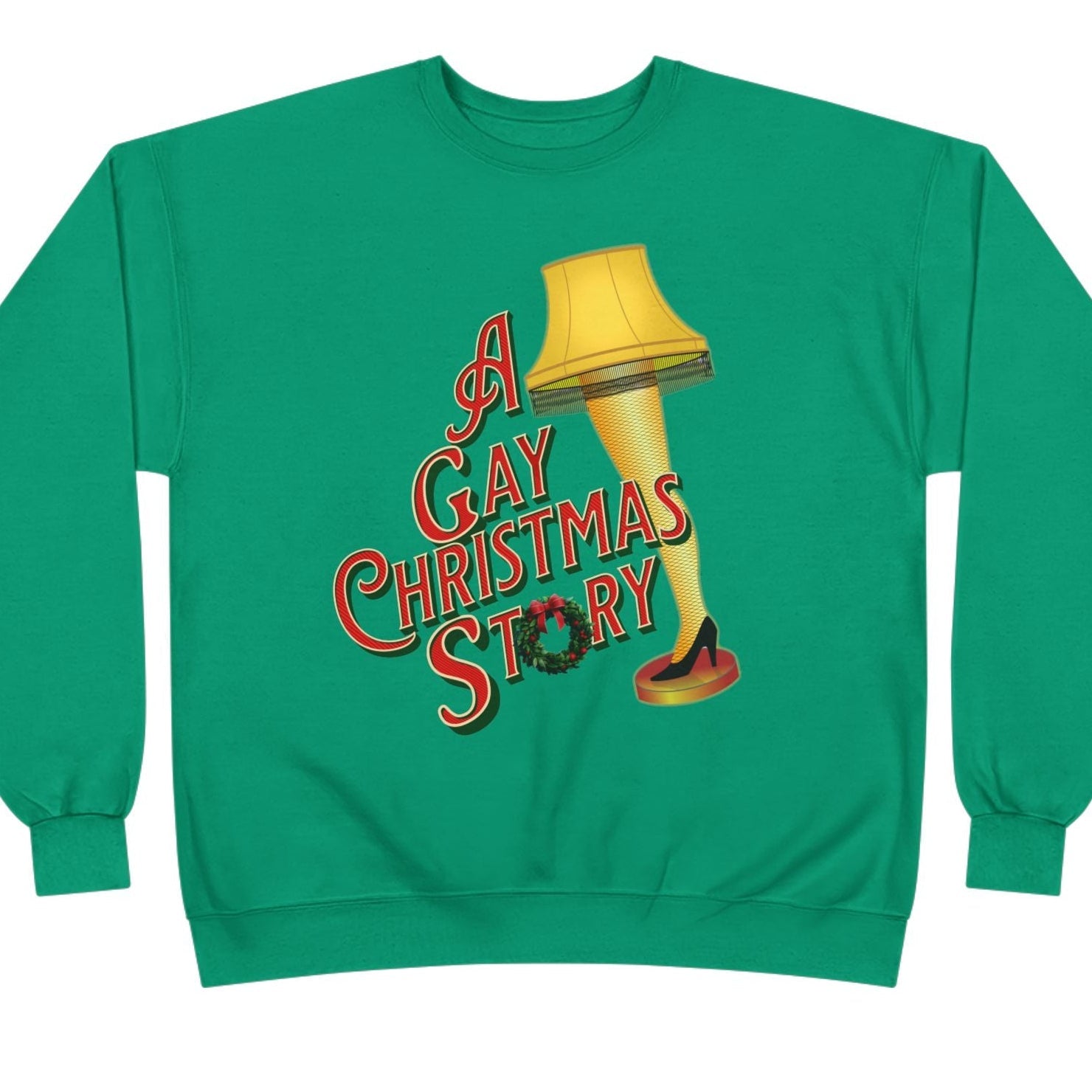 A Gay Christmas Story | Gay Holiday Sweatshirt - Queer Energy
