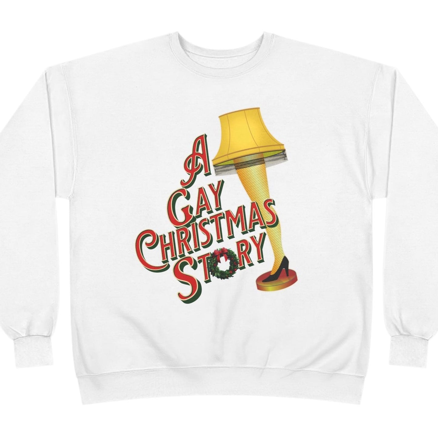 A Gay Christmas Story | Gay Holiday Sweatshirt - Queer Energy