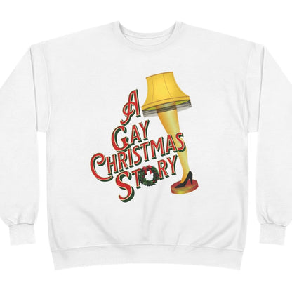 A Gay Christmas Story | Gay Holiday Sweatshirt - Queer Energy