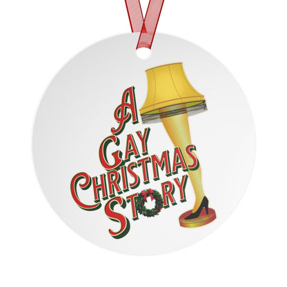 A Gay Christmas Story | Holiday Ornament - Queer Energy