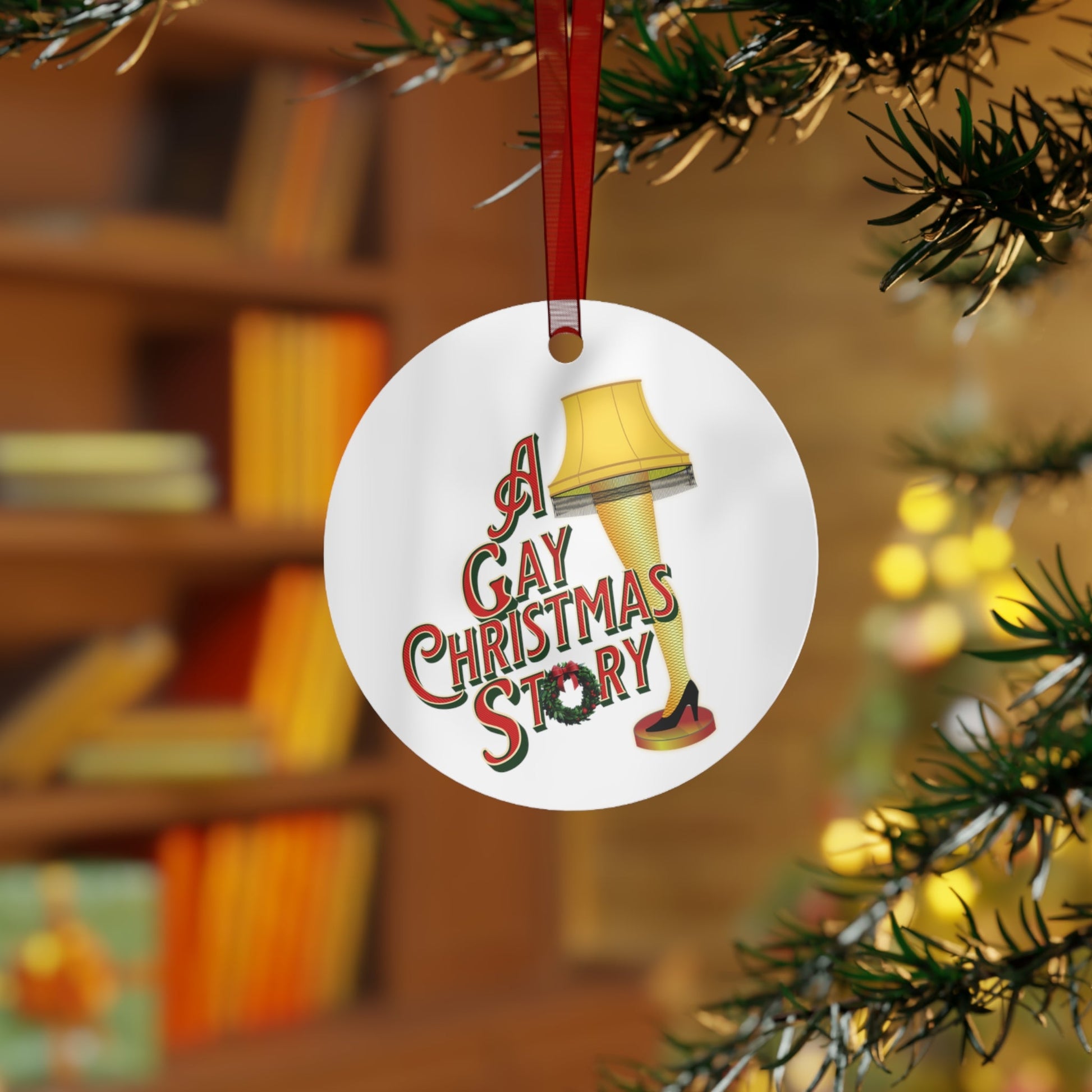 A Gay Christmas Story | Holiday Ornament - Queer Energy