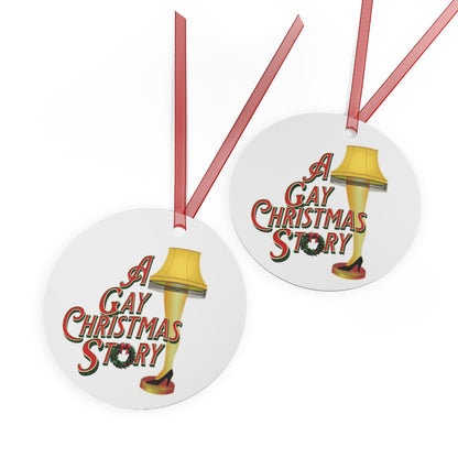 A Gay Christmas Story | Holiday Ornament - Queer Energy