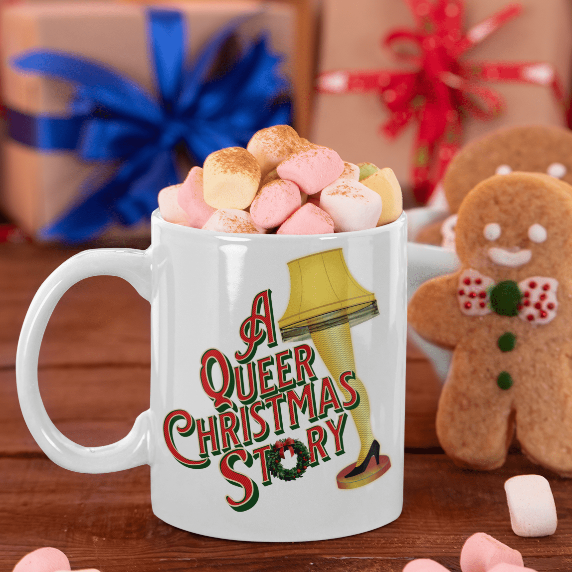A Queer Christmas Story | Color - Changing Mug - heat reveal - Holiday Coffee Mug (11oz) - Queer Energy