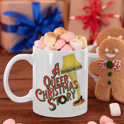 A Queer Christmas Story | Color - Changing Mug - heat reveal - Holiday Coffee Mug (11oz) - Queer Energy