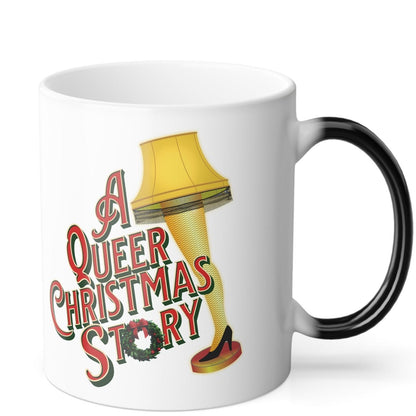 A Queer Christmas Story | Color - Changing Mug - heat reveal - Holiday Coffee Mug (11oz) - Queer Energy