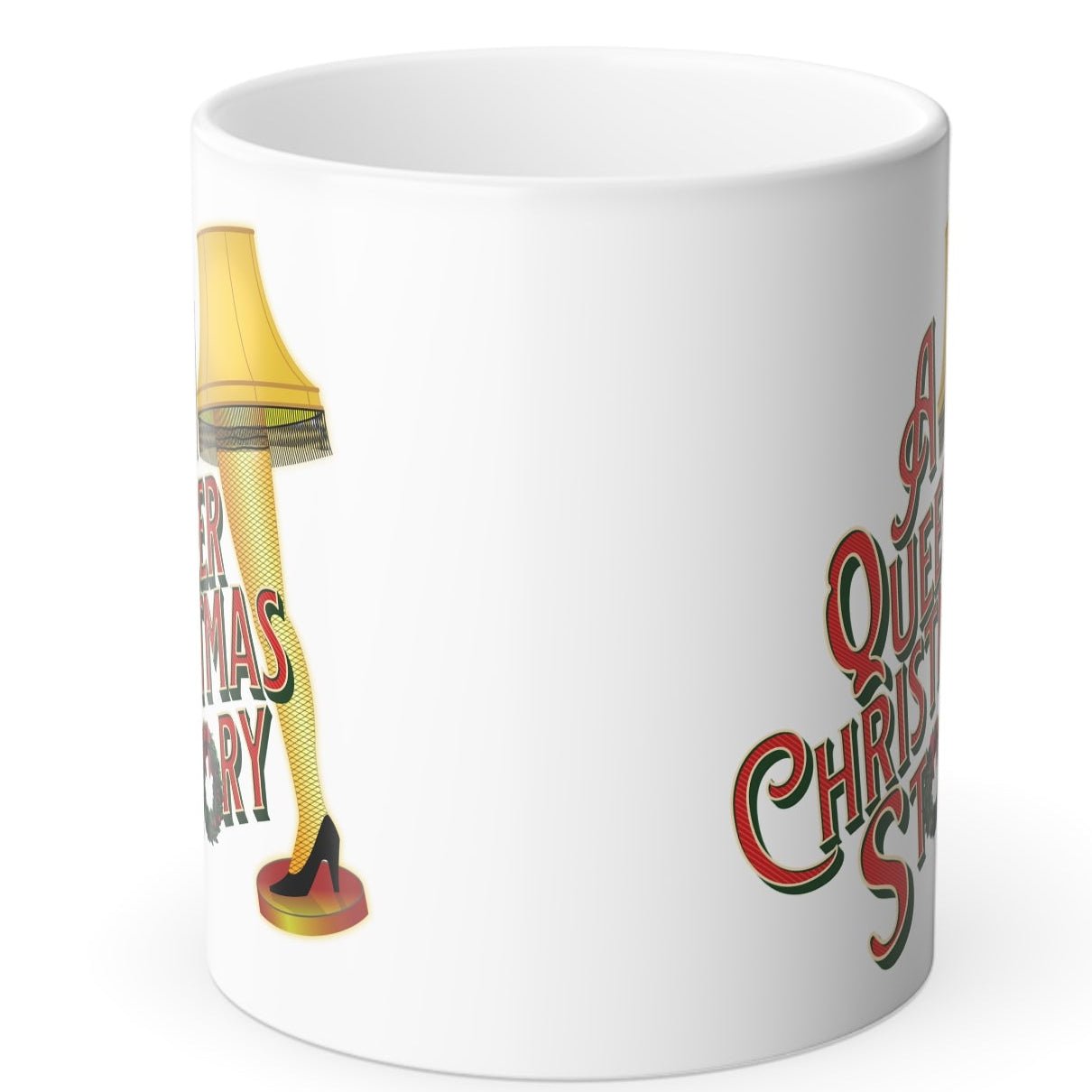 A Sapphic Christmas Story | Color - Changing Mug - heat reveal - Holiday Coffee Mug (11oz) - Queer Energy