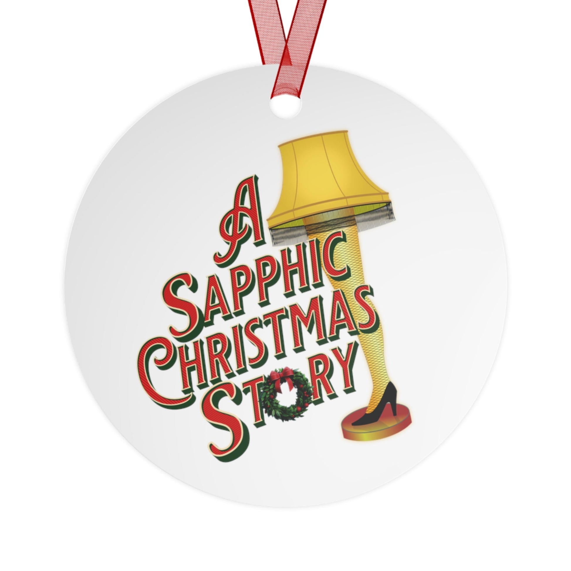 A Sapphic Christmas Story | Holiday Ornament - Queer Energy