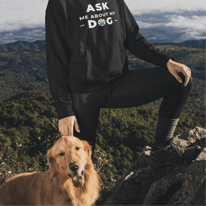 Ask me about my DOG Pride | Gay Pride dog hoodie - Queer Energy