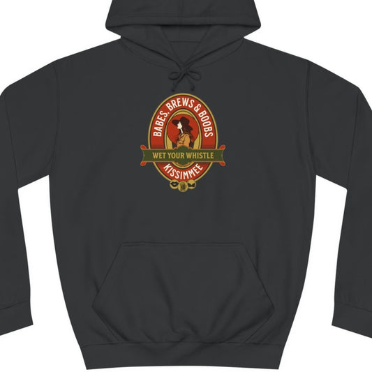 BABES, BREWS & BOOBS Hoodie | Designed by Queer Energy - Queer Energy