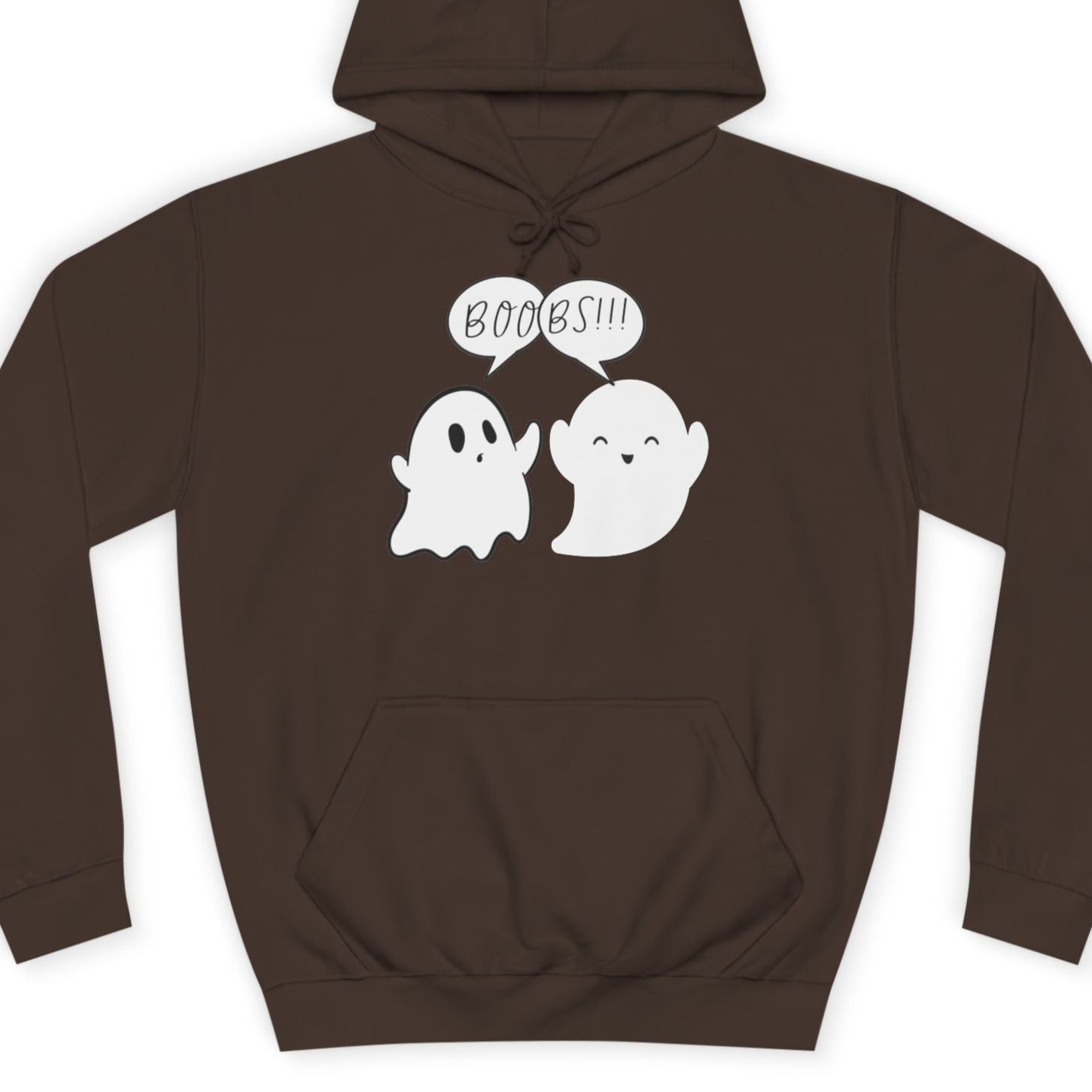 BOO - BS | Punny Halloween Hoodie - Queer Energy