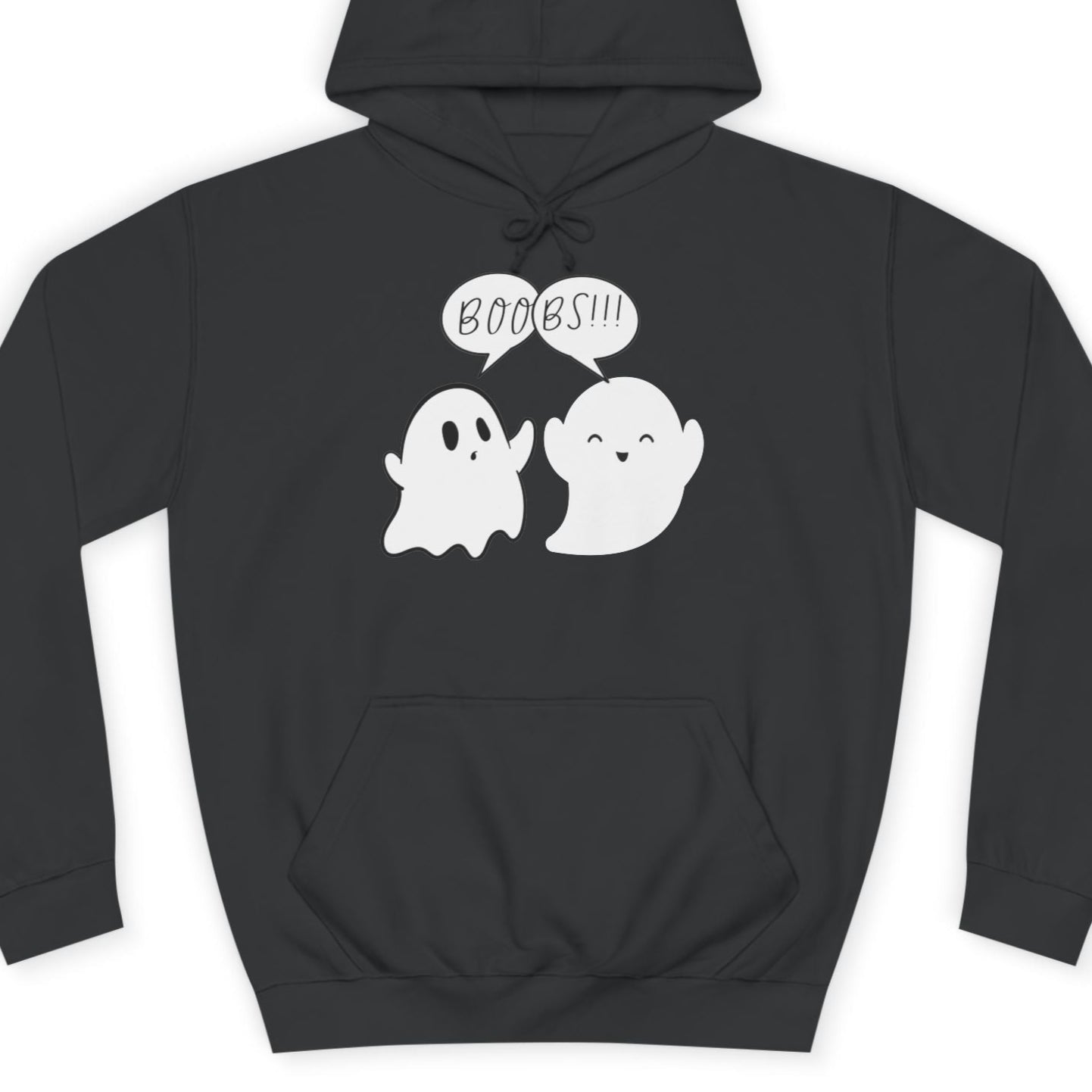 BOO - BS | Punny Halloween Hoodie - Queer Energy