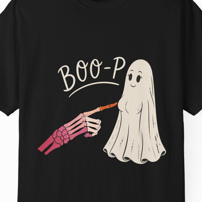 BOO-P | Cute Ghost Halloween Tee Designed by Queer Energy - Queer Energy