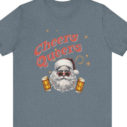 Cheers Queers | Funny Gay Christmas Tee - Queer Energy