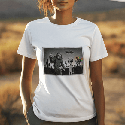 Close Encounters Motel | Gay Pride Tee Designed by Queer Energy - Queer Energy