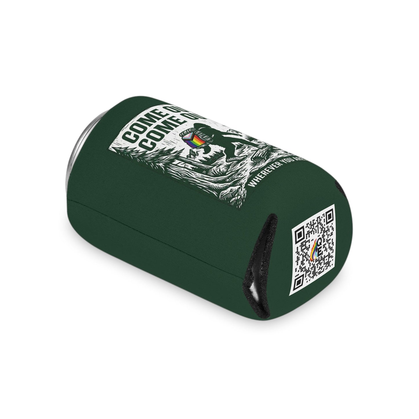 Come Out, Come Out Wherever You Are | Bigfoot LGBTQ Can Cooler Designed by Queer Energy - Queer Energy