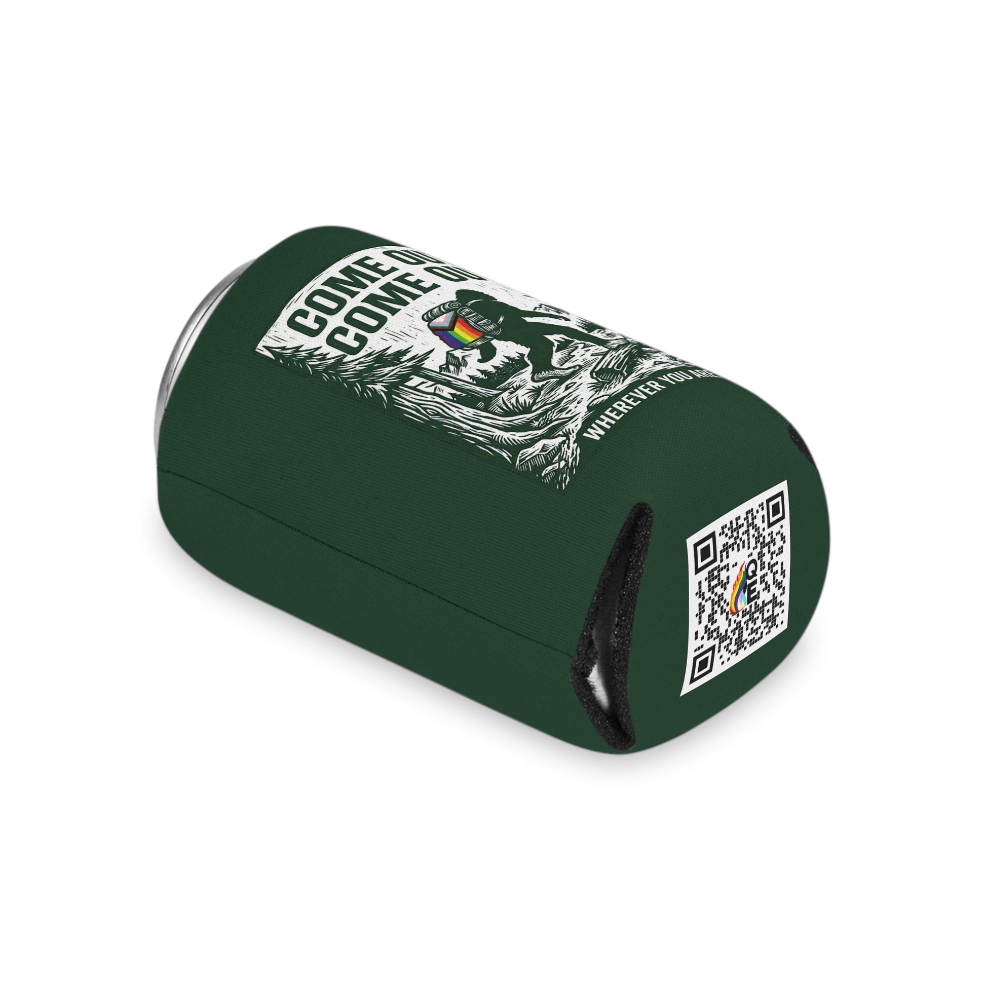 Come Out, Come Out Wherever You Are | Bigfoot LGBTQ Can Cooler Designed by Queer Energy - Queer Energy