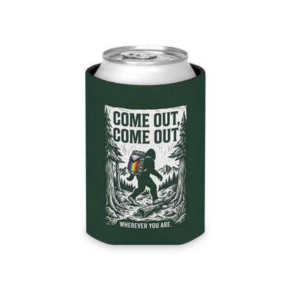 Come Out, Come Out Wherever You Are | Bigfoot LGBTQ Can Cooler Designed by Queer Energy - Queer Energy