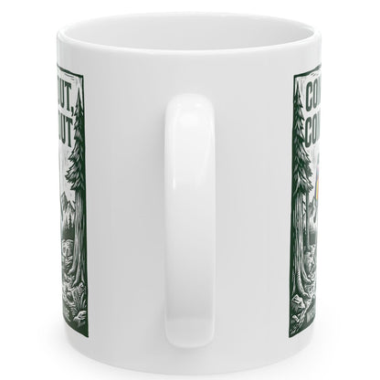 Come Out, Come Out Wherever You Are | Ceramic Mug (11 oz) Designed by Queer Energy - Queer Energy