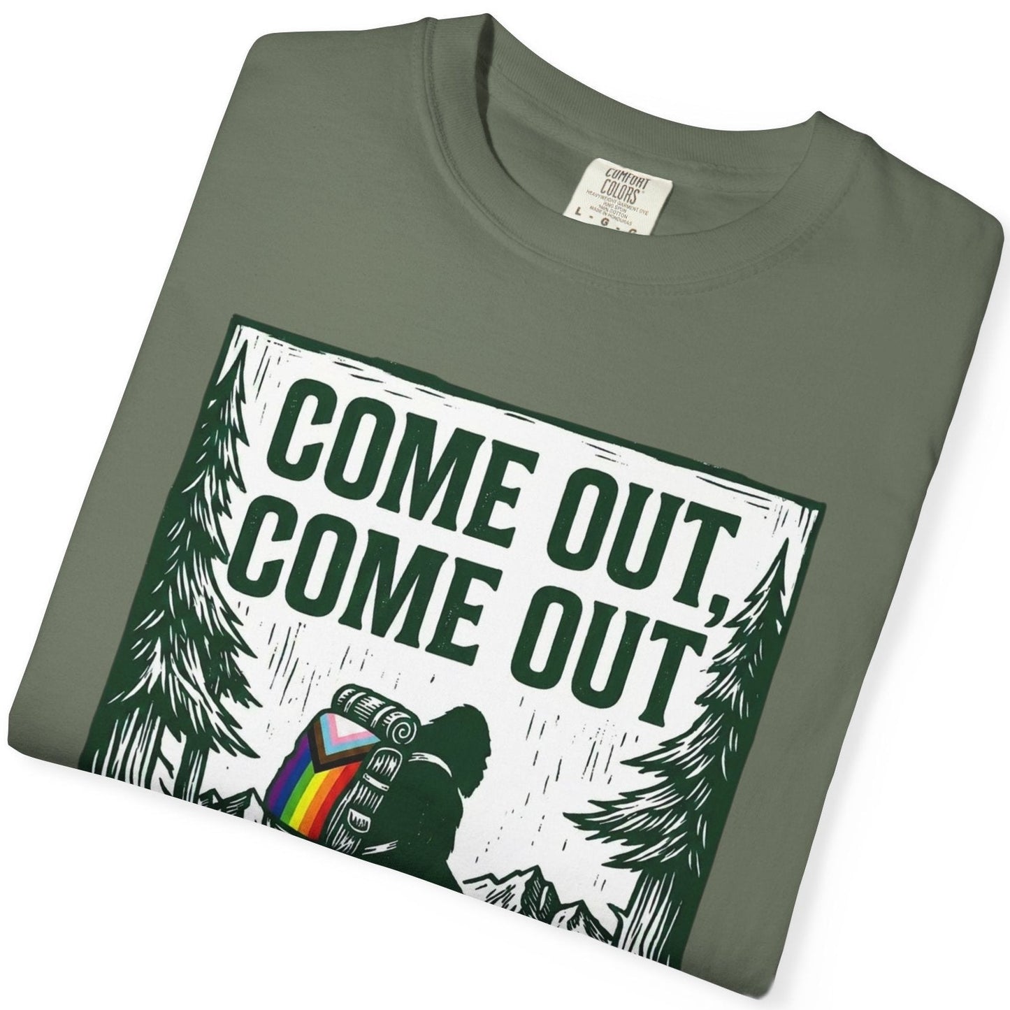 Come Out, Come Out Wherever You Are | Gay Pride Tee Designed by Queer Energy - Queer Energy