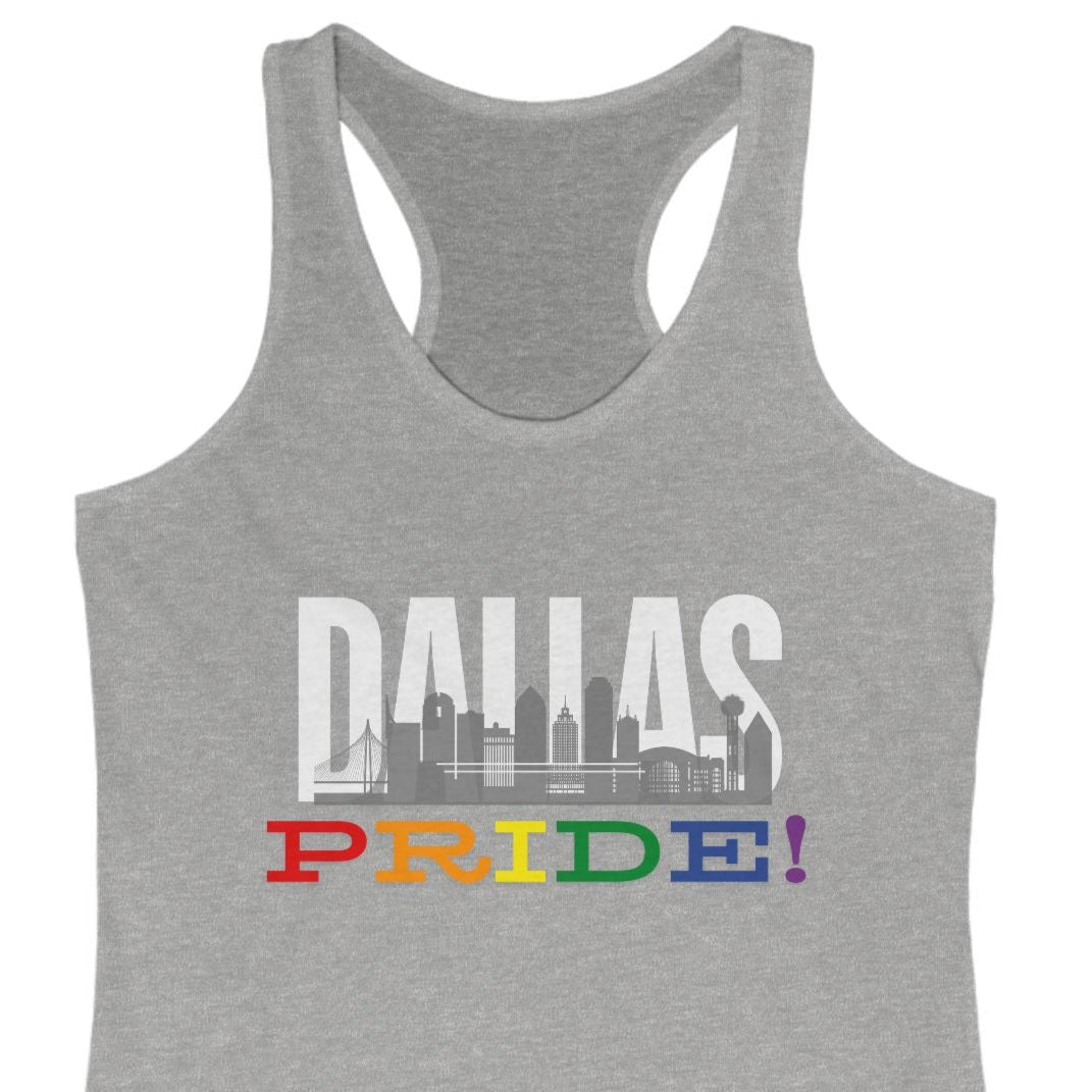 Dallas Pride | Racer back tank top | Regional Pride Collection - Queer Energy