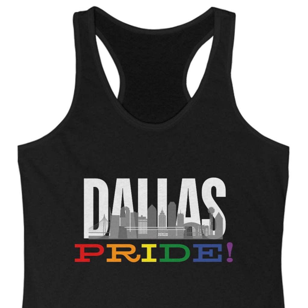 Dallas Pride | Racer back tank top | Regional Pride Collection - Queer Energy