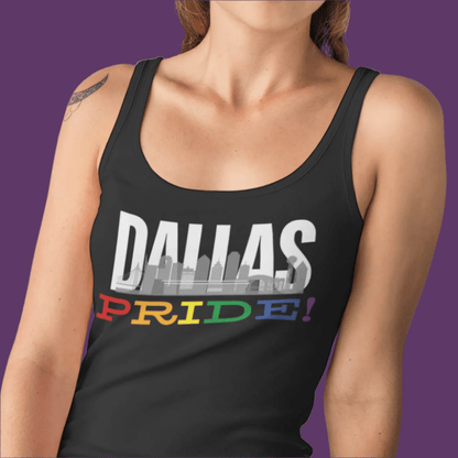 Dallas Pride | Racer back tank top | Regional Pride Collection - Queer Energy