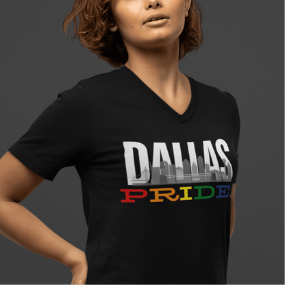 Dallas Pride - V - neck | Regional Pride Collection - Queer Energy
