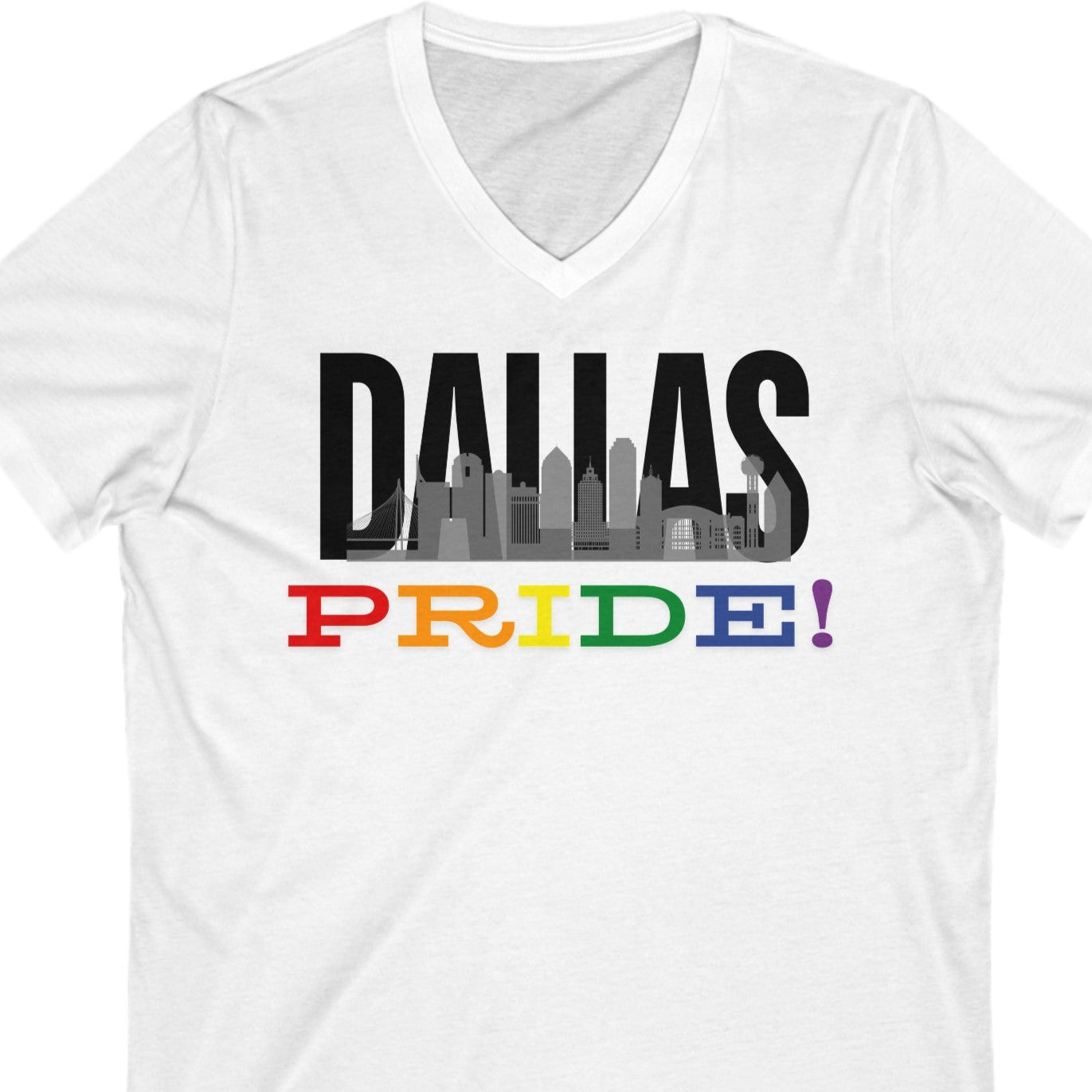 Dallas Pride - V - neck | Regional Pride Collection - Queer Energy