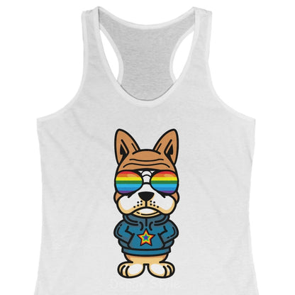 Doggy Style | Funny gay racerback tank top - Queer Energy