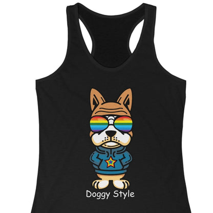 Doggy Style | Funny gay racerback tank top - Queer Energy