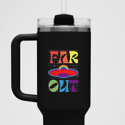 FAR OUT | Gay Pride Polar Camel Insulated Mug - Queer Energy